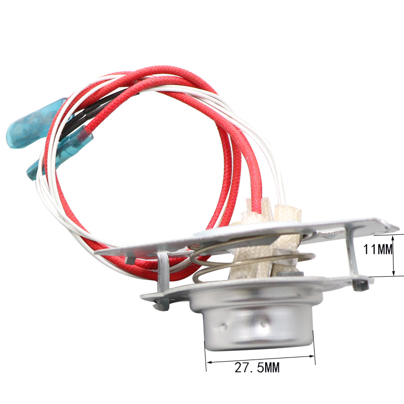 电饭煲温控传感器温控磁钢电饭锅压力锅圆形带线温控器磁钢四线