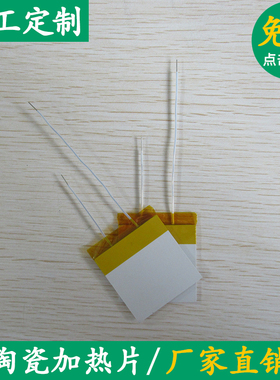 110V/220V加热器高温发热片加热板40*40/50*50mm电热片陶瓷加热片
