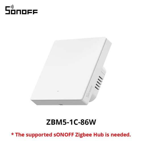 SONOFF ZBM5 Zigbee智慧墙面开关 支援单火零火120型 易微联APP远