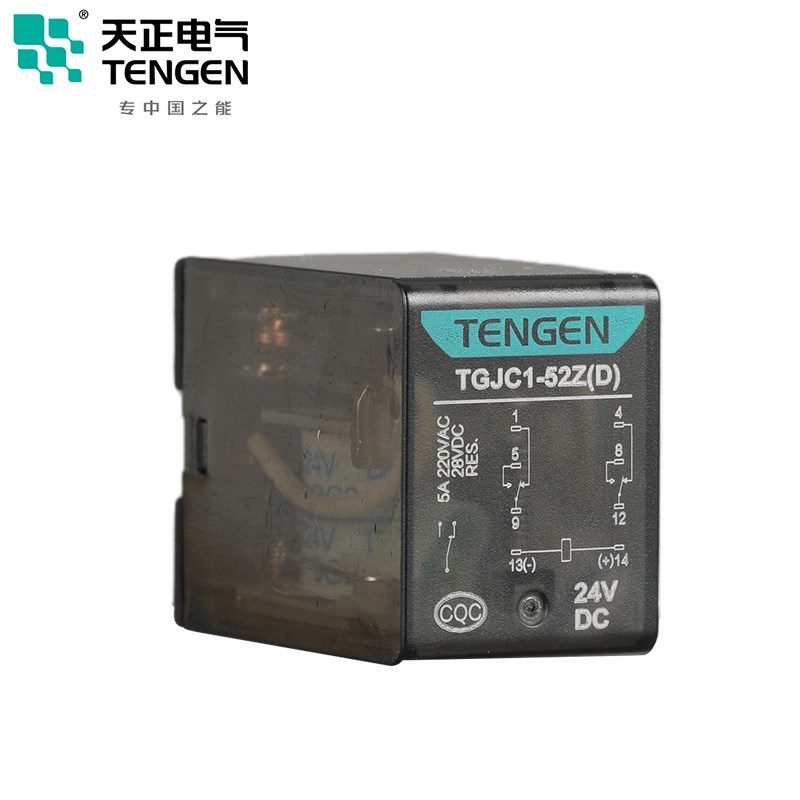 天正电气电磁继电器线圈电压多规格可选TGJC1系列不带灯新祥云3.0