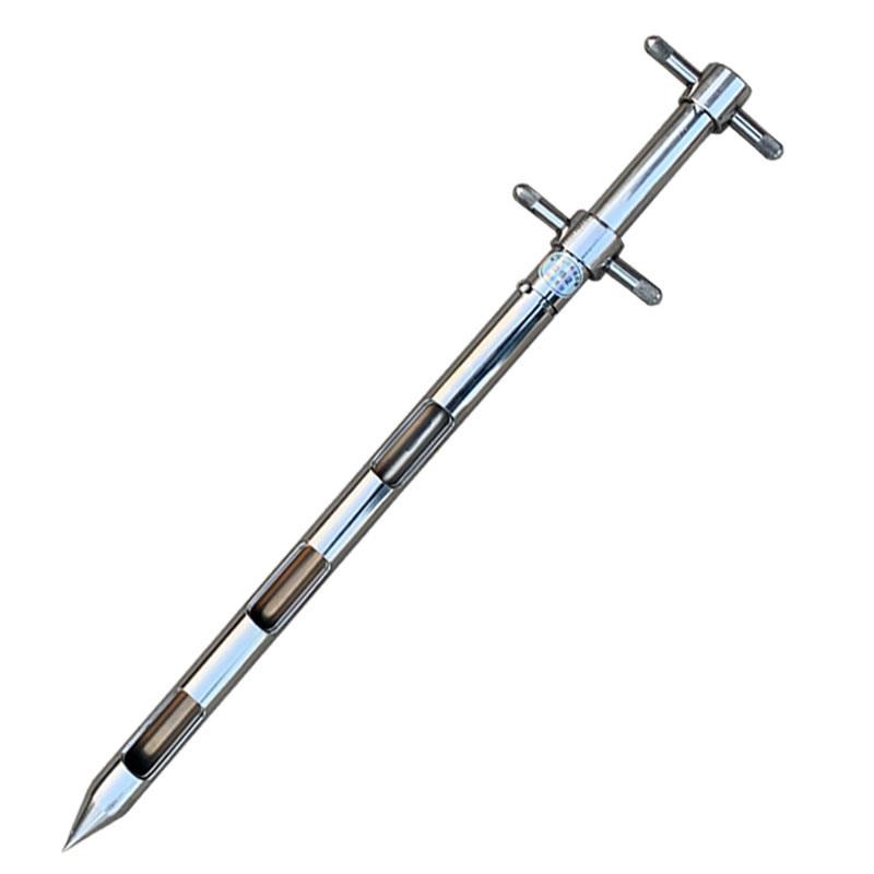 304不锈钢双层粉末取样管 旋转式取样管 水泥 粮食 固体取样器