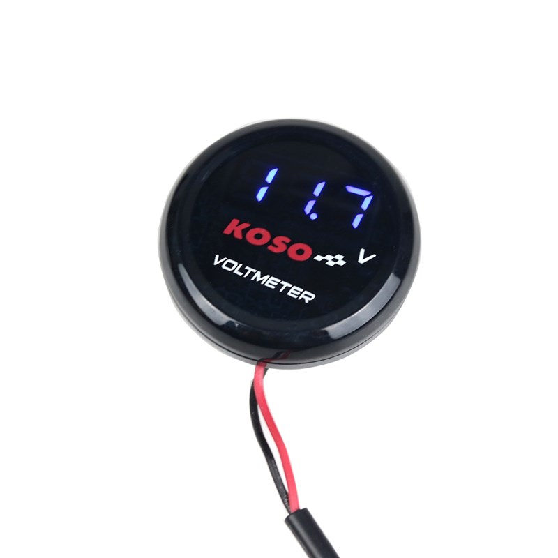 KOSO电压表新款圆形方形9-150V电子表小牛电动车鬼火福喜小龟改装