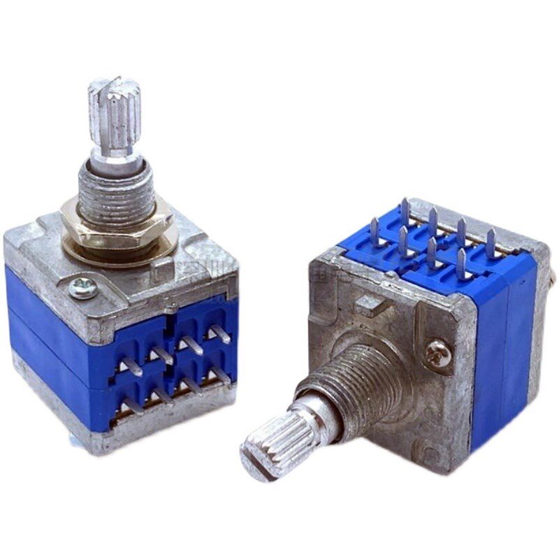发烧级天逸8八脚AD-66A音量双联电位器A2M0K B20K A50K