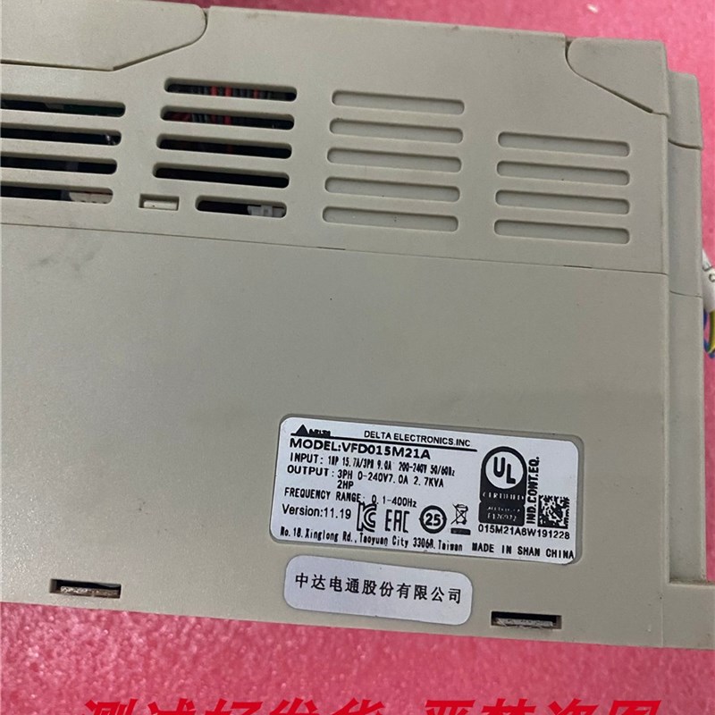 台达VFD-M系列变频器VFD004/007/015/022/037M21A 现货 已测试好