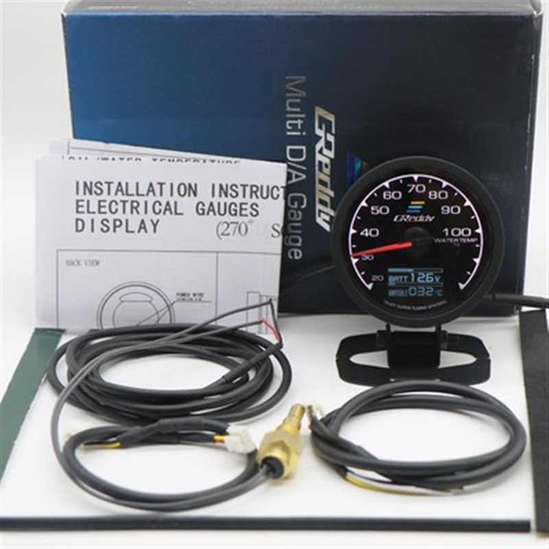 汽车改装仪表赛车表水温转速油温油压电压排温涡轮压力表