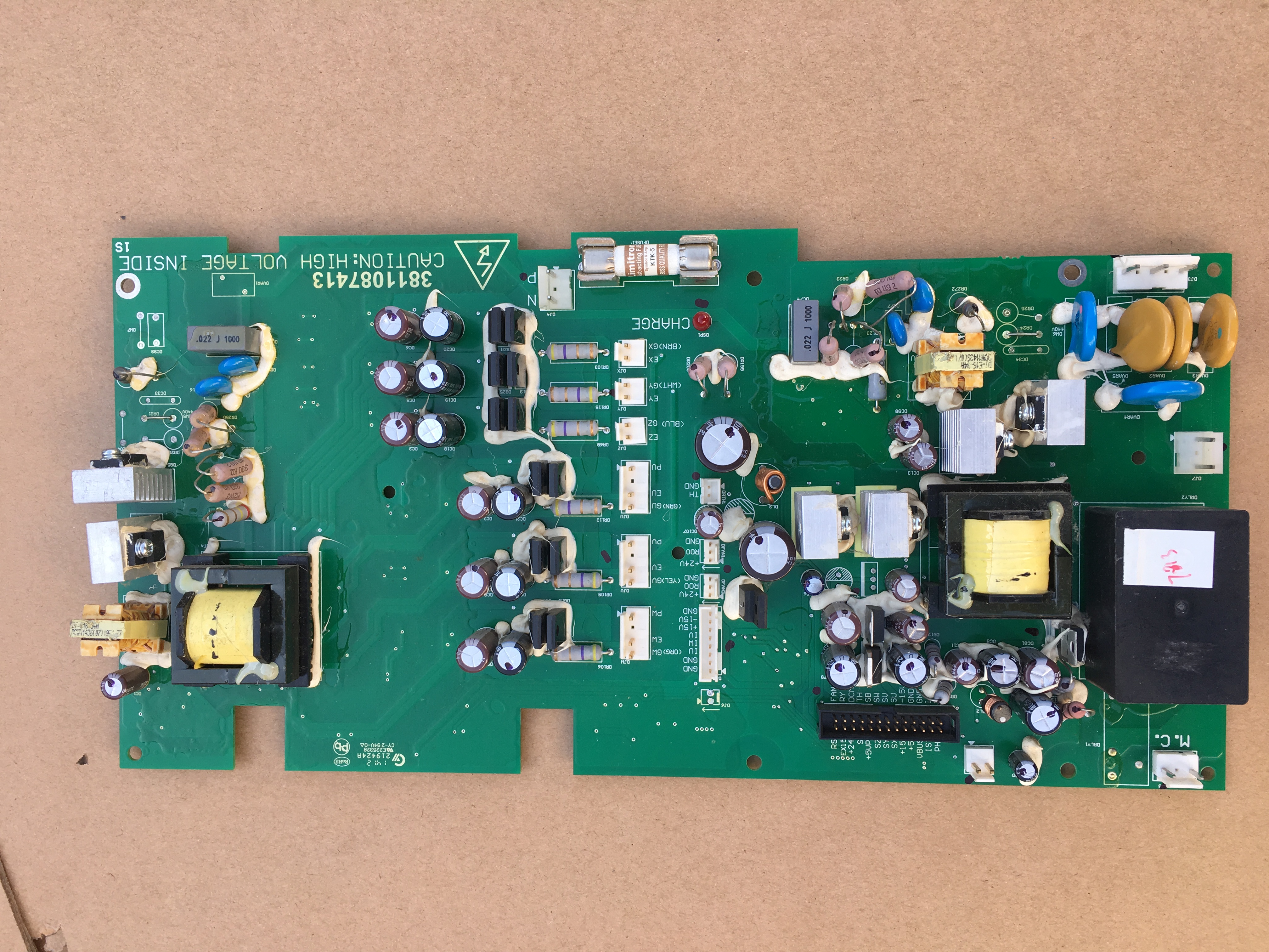 3811087413 AB变频器PF400系45-55-75KW驱动板电源主板3811087411
