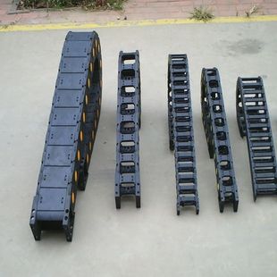 拖链链条加厚尼龙坦克链线槽拖链桥式拖链全封闭电线托链履带配件