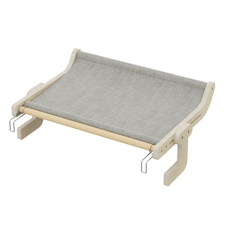 猫窝悬挂式猫床阳台沙发实木猫吊I床可调节四季通用猫窝