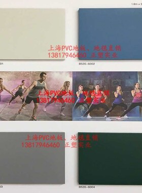 博凯运动中国pvc塑胶地板5mAm舞蹈房地胶室外运动8mm室外跑道