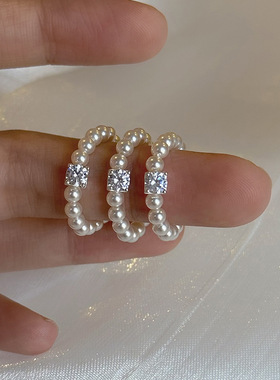 爆款弹力绳戒指小众轻奢设计女款