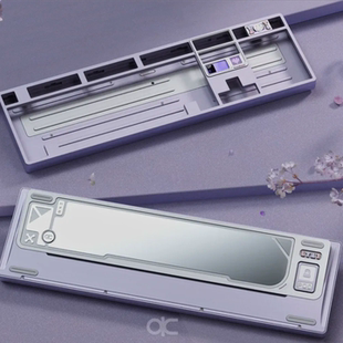 【呆呆外设】QK101 qwertykeys客制化三模机械键盘套件可提供代组