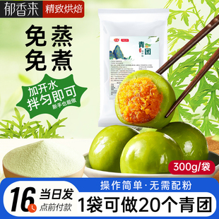 郁香来青团预拌粉免蒸煮清明粑艾果蛋黄肉松DIY青团制作烘焙材料