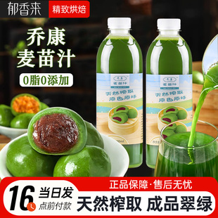 乔康麦苗汁500ml麦青汁青团预拌粉糯米粉艾草粉家用烘焙原料