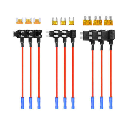 跨境热销取电器9条套装中号小号微型迷你ATC/MINI汽车保险丝盒