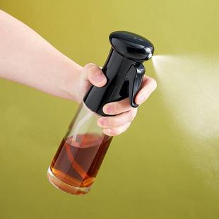 喷油瓶厨房家用按压式 雾化玻璃油喷壶橄榄油食用油烧烤控油喷油壶