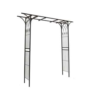 花园拱门花园攀岩植物蔓藤架室外花园草坪后院花插