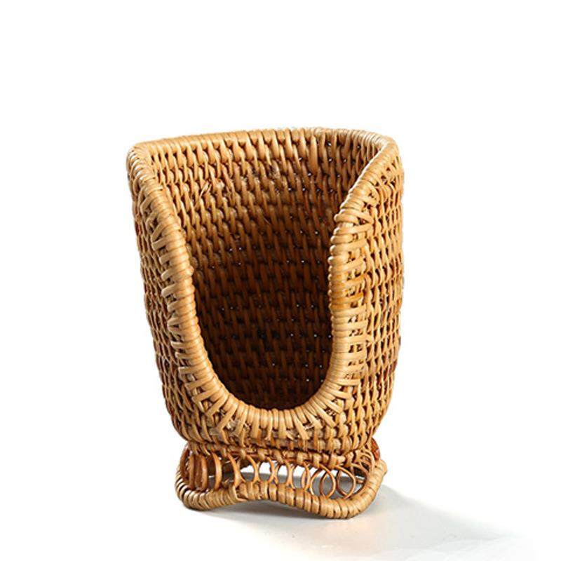 秋藤编杯盒杯笼杯篓茶杯楼篓收纳杯架竹编手工茶具配件道零配,收纳整理,烫衣板及配件,淘宝优惠券,粉丝福利购,淘宝优惠卷