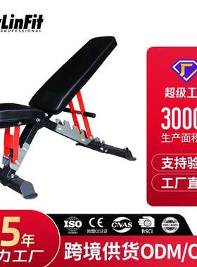 健身级哑铃凳商用卧推凳仰卧起坐健身器材飞鸟凳私教健身椅腹肌板