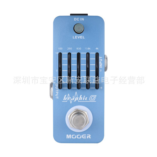 魔耳Mooer Graphic G 5段均衡电吉他单块效果器 MEQ1均衡效果器