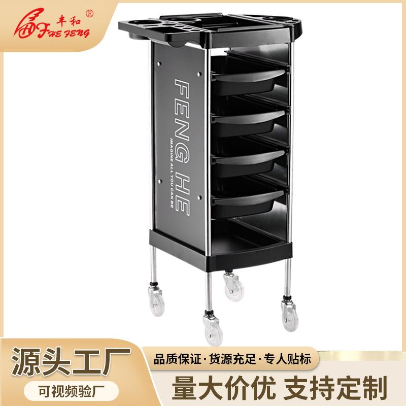 现货美发推车6层多功能储物大容量收纳可移动理发店置物架