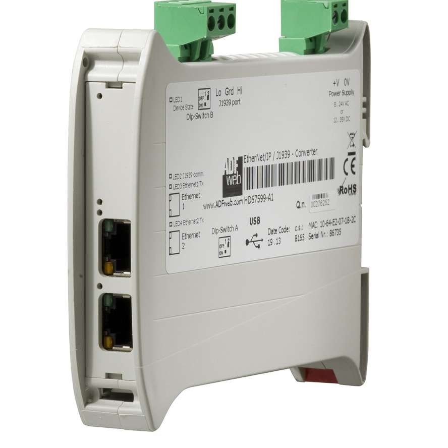 ADFweb网关|DeviceNet 转 MODBUS HD67152-A1