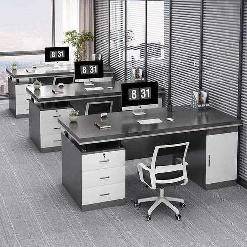 办公桌员工位简约现代办公室经理主管桌职员桌椅组合简易电脑桌子