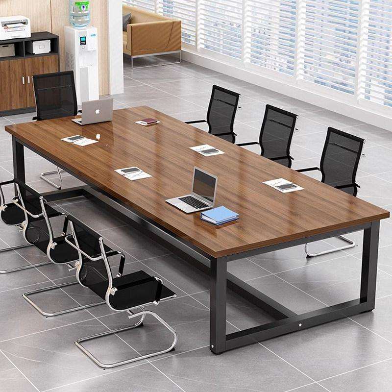 现代会议桌长桌简约小型洽谈办公桌培训桌职员长条桌椅组合工作台