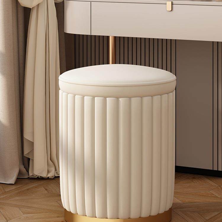 化妆凳女生主卧室梳妆台椅子家用轻奢高级感衣帽间美甲奶油风凳子