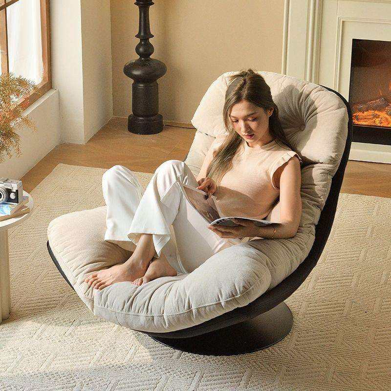 懒人沙发客厅设计师单人沙发椅可旋转意式轻奢书房阳台休闲躺椅T&