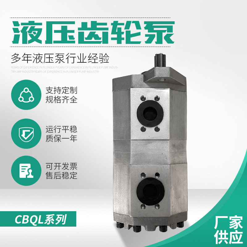 供应CBQL-F540/F525-CFHL双联齿轮泵液压齿轮泵批发双联泵