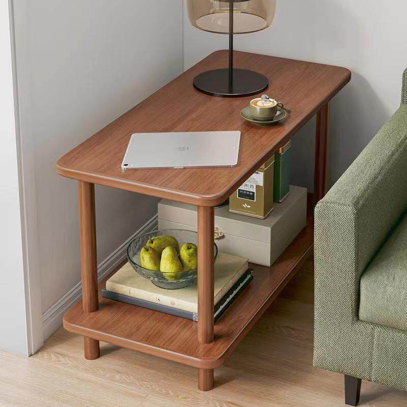 沙发旁边小桌子客厅双层长方形侧边柜边几家用小尺寸迷你角落茶几