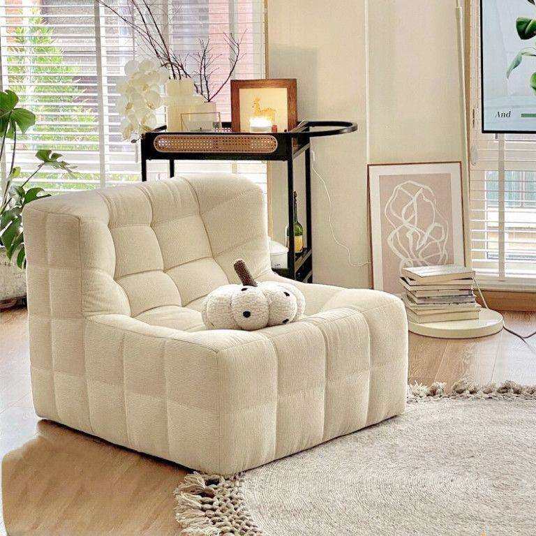 懒人沙发可躺可睡客厅网红毛毛虫阳台卧室榻榻米单人休闲小沙发椅