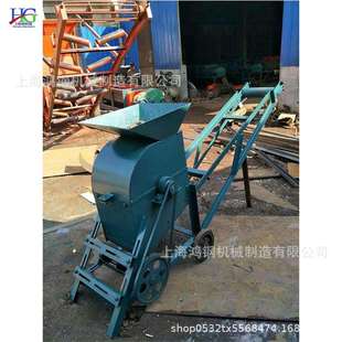 移动式泥土粉碎机板结硬化营养土破碎机小型豆饼豆渣粉碎设备