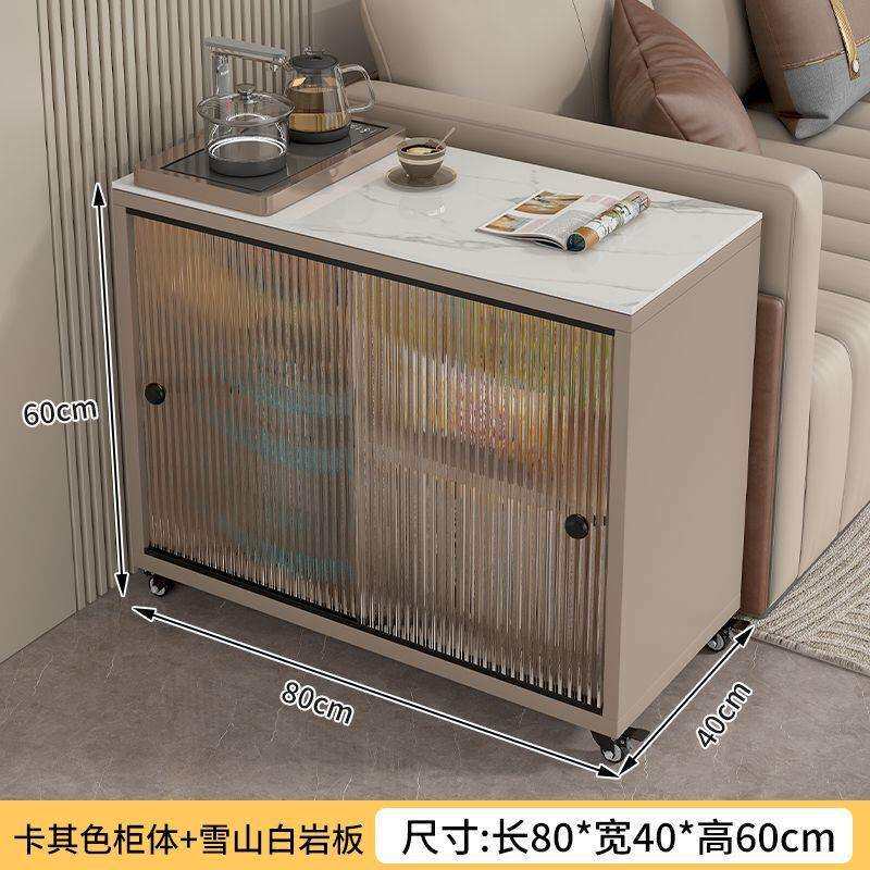 简约现代边几边角客厅边柜沙发角桌夹缝窄柜扶手桌可移动实木茶几