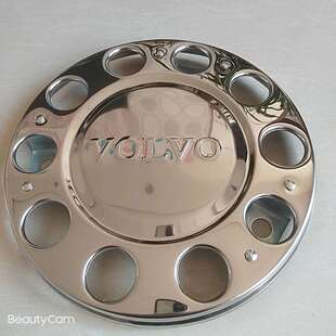 各种重卡前轮毂罩达夫卡车斯坦尼亚轮毂盖奔驰前轮装饰罩货车防尘