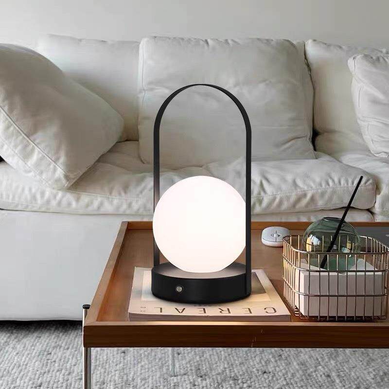 网红创意手提台灯便携式充电户外氛围露营小夜灯居家用卧室床头灯