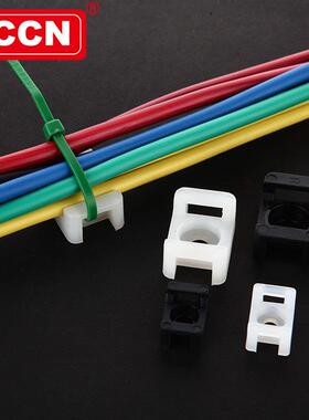 日成HC型锁式扎线固定座HC-0本色、黑色1000pcs/包直销