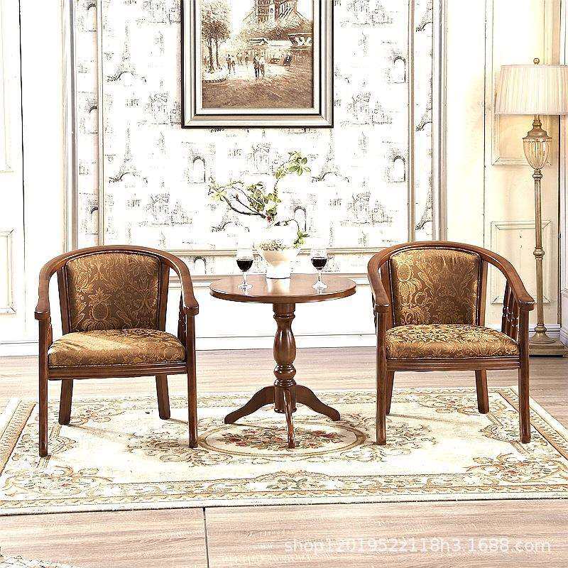 围椅茶几三件套实木客厅椅宾馆客房圈椅橡木电脑椅套带扶手新中式,收纳整理,烫衣板及配件,淘宝优惠券,粉丝福利购,淘宝优惠卷