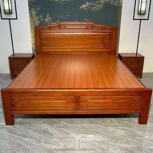 实木床花梨木格木1.5m明清古典1.8m中式仿古雕花全榫卯结构菠萝格