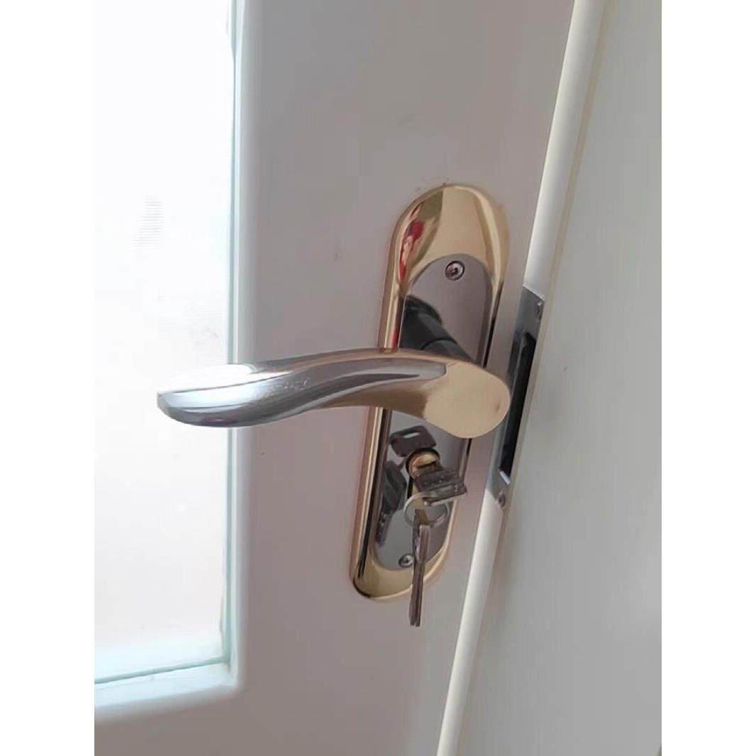 实木门静音锁具卧室内欧式旧门换老式房门锁实木门锁套餐通用型