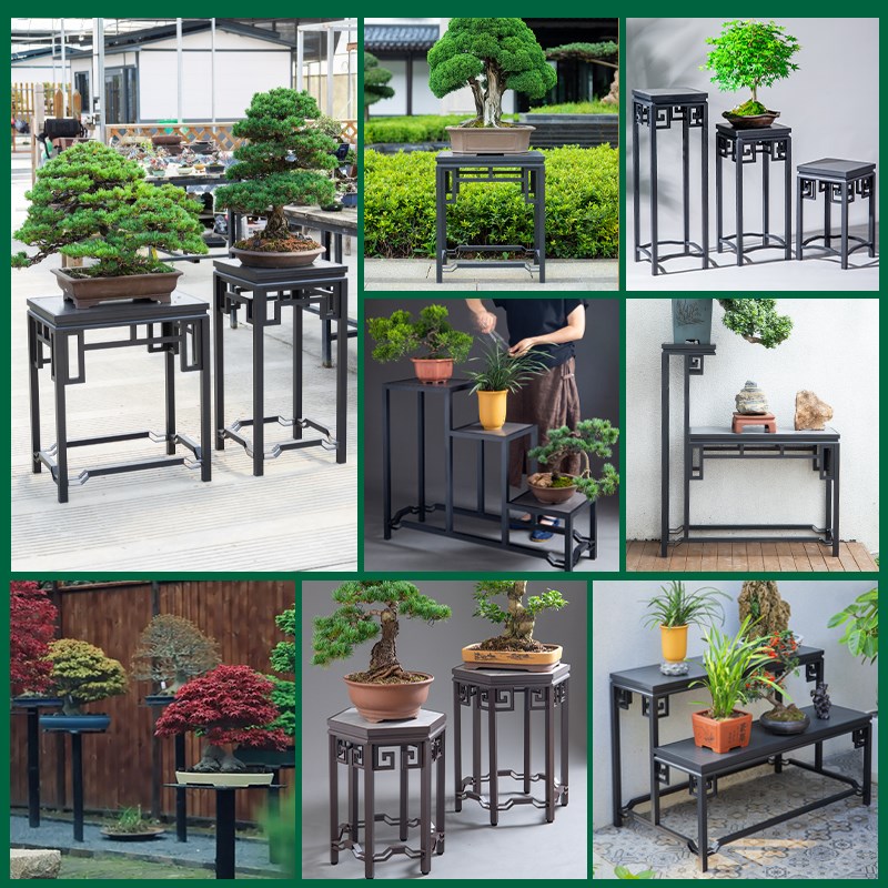 阳台花架几架新款置物架铝材花架B子客厅落地式可移动单层花盆架