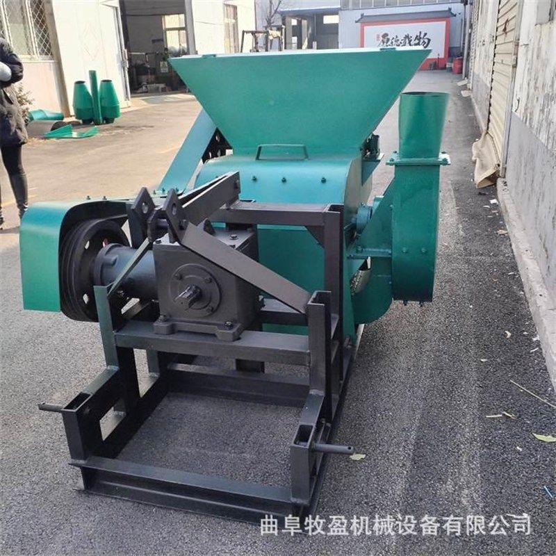 柴油稻草秸秆花生秧粉碎打t糠机拖拉机带动玉米芯多功能饲料粉糠