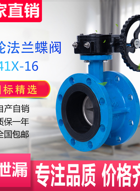 D341-16/gD41X-16手柄/涡轮法兰蝶阀/铸铁手动法兰蝶阀DN50 65 80