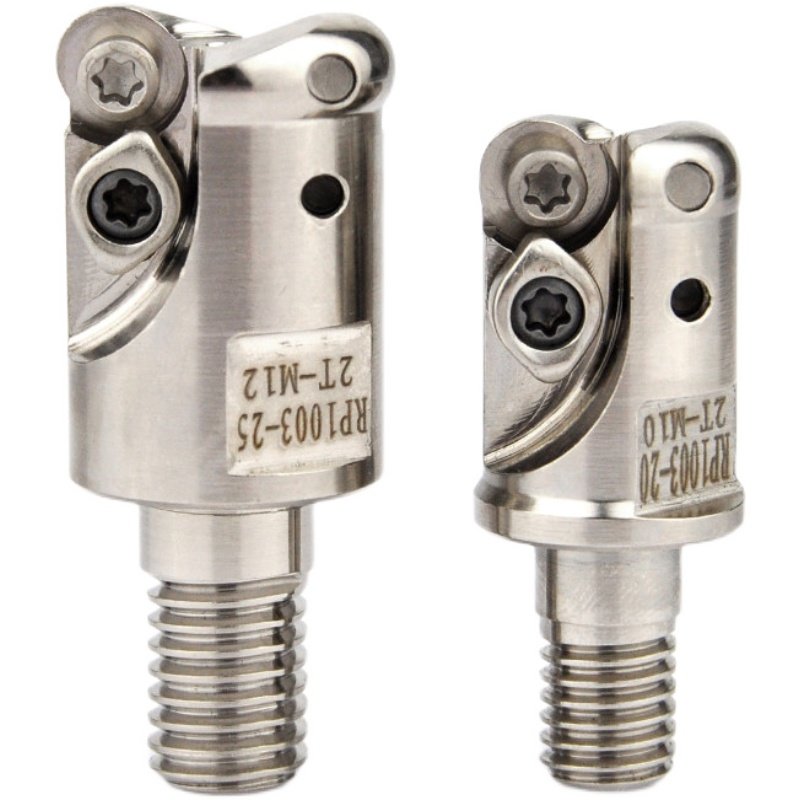 钨钢抗震锁牙式铣刀头2.5R/3R/3.5R-TRS螺纹刀头精铣圆刃立铣刀头