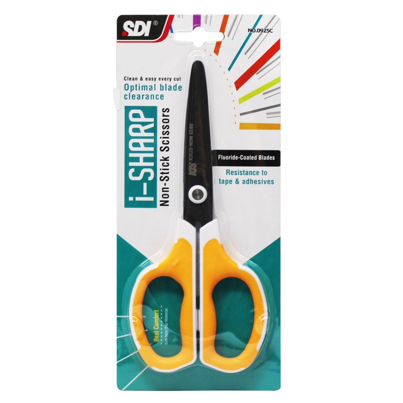 台湾SDI手牌剪刀镀钛不粘胶手账剪刀涂氟防锈便携式多功能刀居家