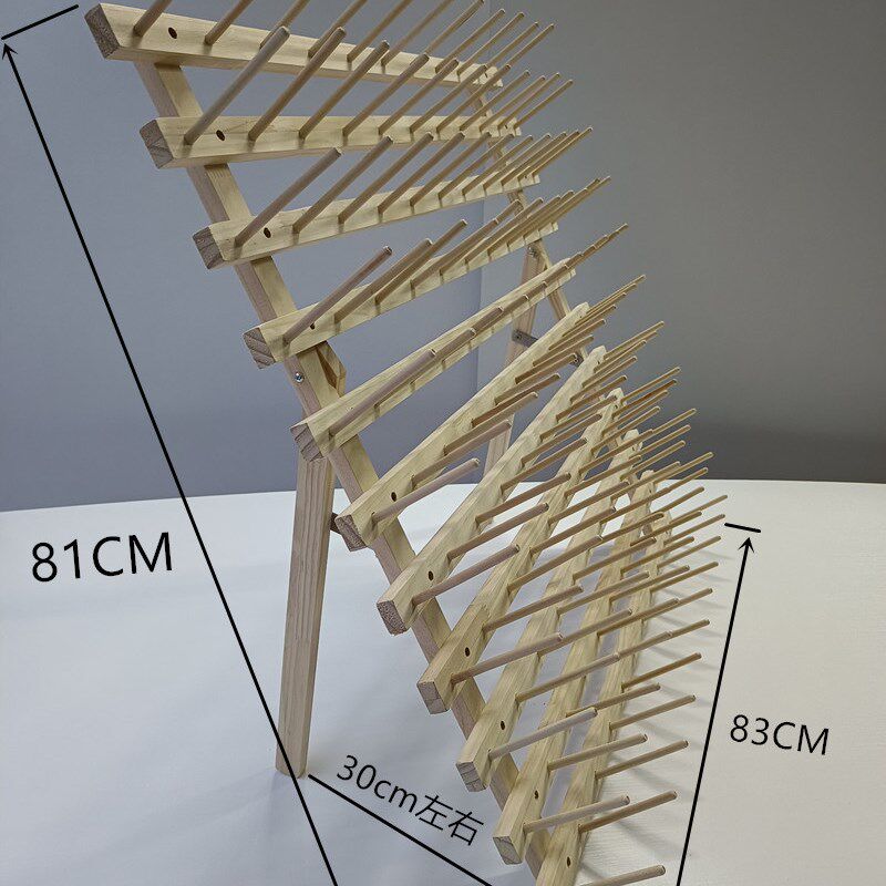 实木线架宝塔线收纳架缝纫线架串珠玉线麻线麻绳手链水晶线松紧带