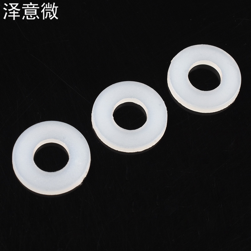 塑料垫片 绝缘塑胶垫圈螺丝介子尼龙平垫M2/M3/M4/M5/M6(100个)