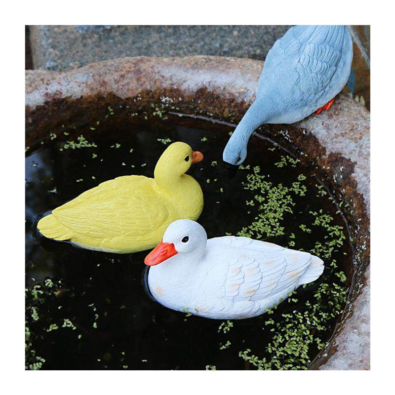 极速树脂仿真浮h水鸭摆件花园庭院水池造景室内水缸水槽漂浮装饰,家居饰品,户外/庭院摆件,淘宝优惠券,粉丝福利购,淘宝优惠卷