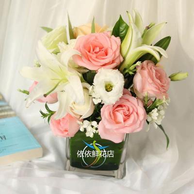 极速会议签e到台花方缸餐桌活动宴会鲜花快递同城年会展览会展商