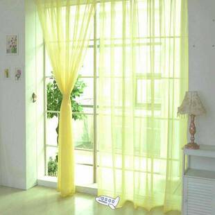 Solid Curta 极速2022 sellingp Window Panel Sheer Hot Chiffon